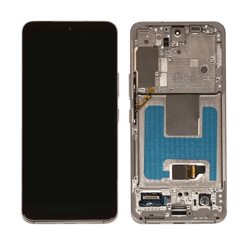 Samsung Galaxy S22 Plus Premium Glass Screen OLED Assembly w/ Frame (Pink Gold)