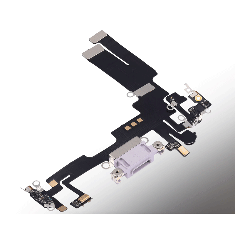 iPhone 14 Charging Port Connector Flex Cable - Purple