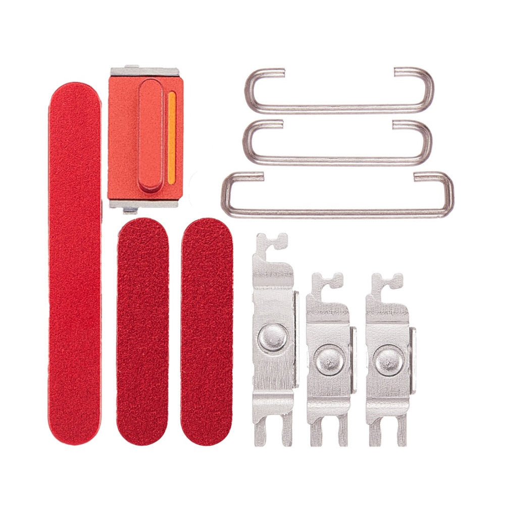 iPhone 14 Plus Hard Buttons (Power / Volume / Vibrate) - Red iPhone 14 Plus Hard Buttons (Power / Volume / Vibrate) - Red