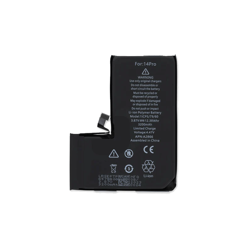 iPhone 14 Pro Premium Replacement Battery w/ Adhesive