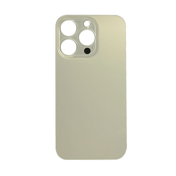 iPhone 14 Pro Max Back Glass Battery Cover Glass w/ adhesive (Large Camera Hole) (Gold)