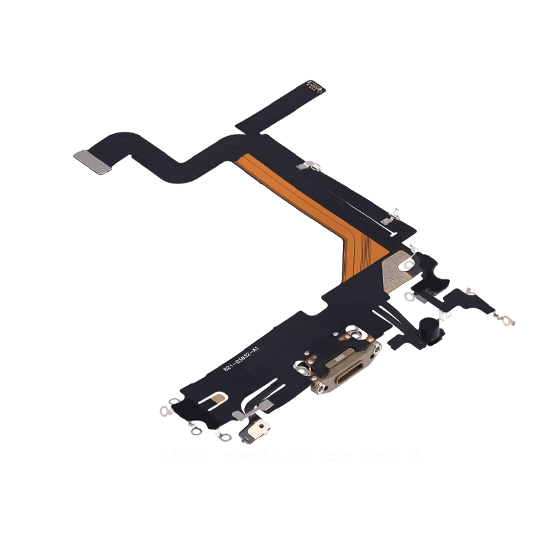 iPhone 14 Pro Max Charging Port Connector Flex Cable - Gold