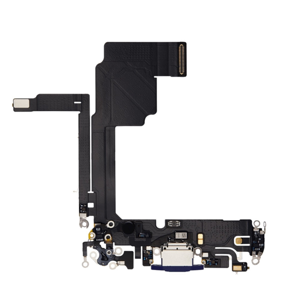 iPhone15pro 充電90% iPhone 15 Pro Charging Port Connector Flex Cable (Blue Titanium)