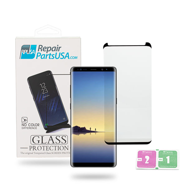 Note 8 Black Curved Tempered Glass Screen Protector(Full Adhesive)