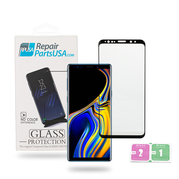 Samsung Galaxy Note 9 Black Curved Tempered Glass Screen Protector