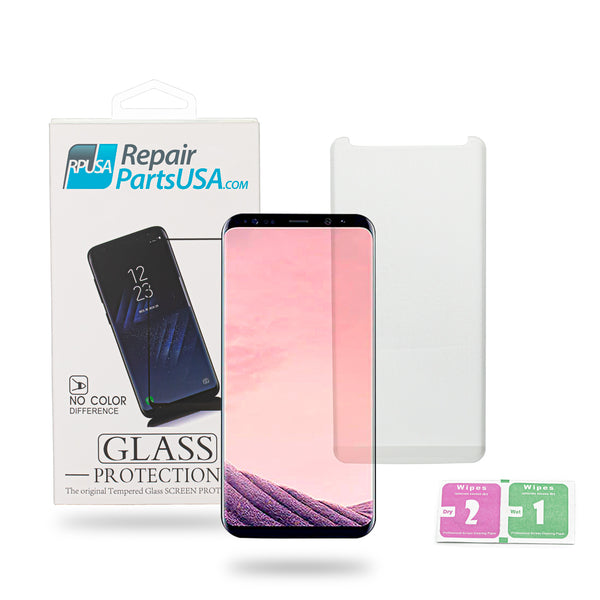 Samsung Galaxy S8 Clear Tempered Glass Screen Protector