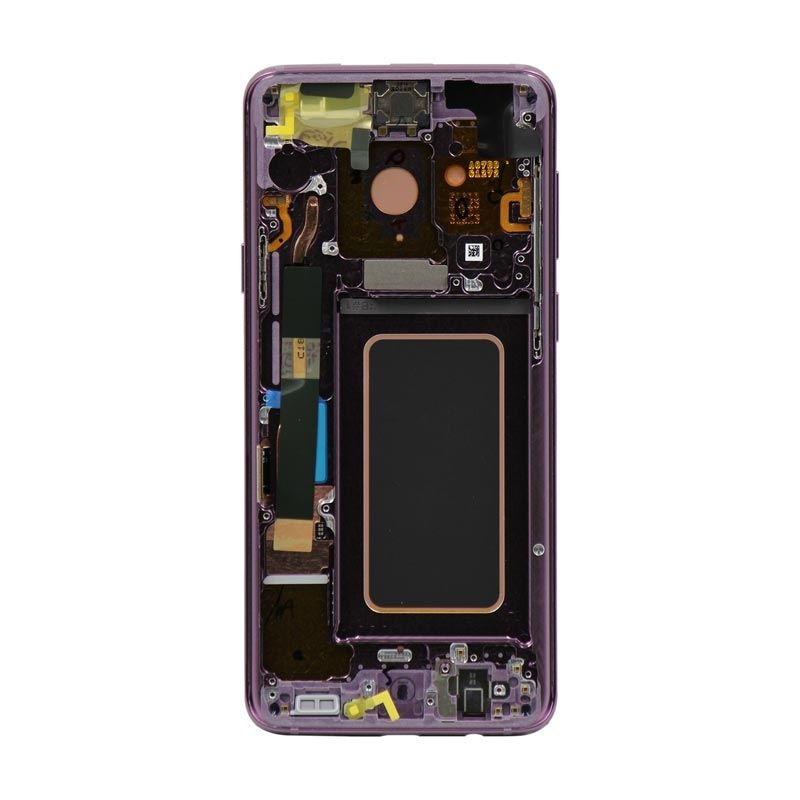 Samsung Galaxy S9 Plus Glass Screen LCD Assembly Replacement with Frame (Lilac Purple)