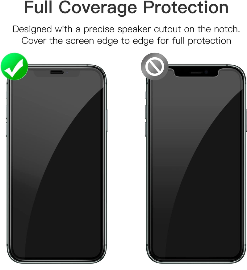 iPhone 12 Mini Full Coverage Tempered Glass Screen Protector