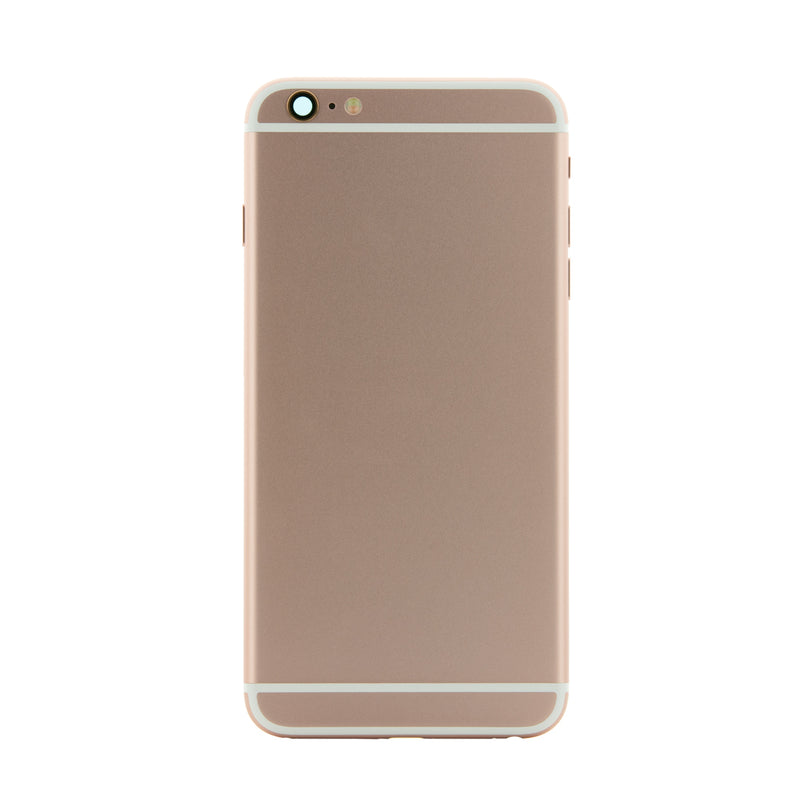iPhone 6S Plus Rose Gold Rear Back Housing Midframe Assembly w/ Pre-Installed Small Parts