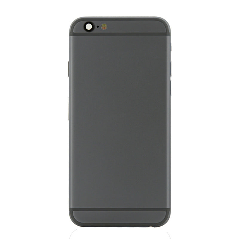 iPhone 6 Space Grey Rear Back Housing Midframe Assembly w/ Pre-Installed Small Parts