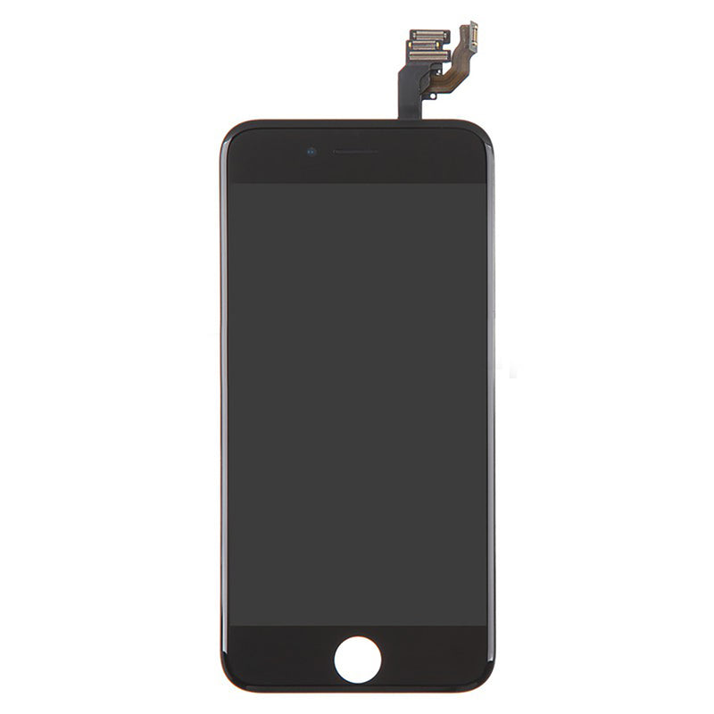 iPhone 6 Glass Screen Replacement Repair Kit + Small Parts + Premium Tools (Black) (Premium)