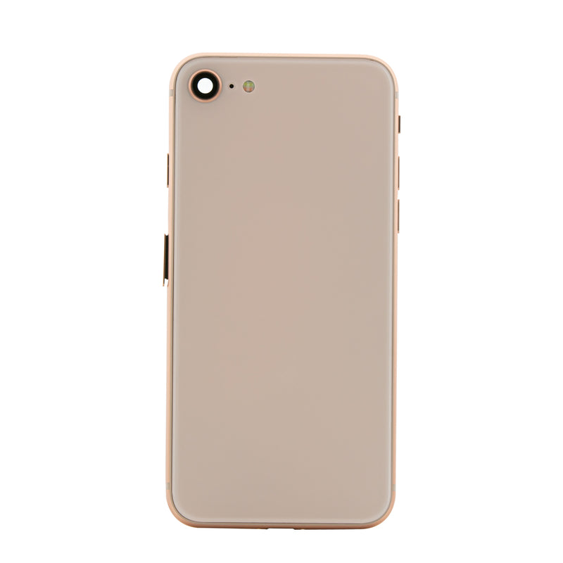iPhone 8 Gold Rear Back Housing Midframe Assembly w/ Pre-Installed Small Parts