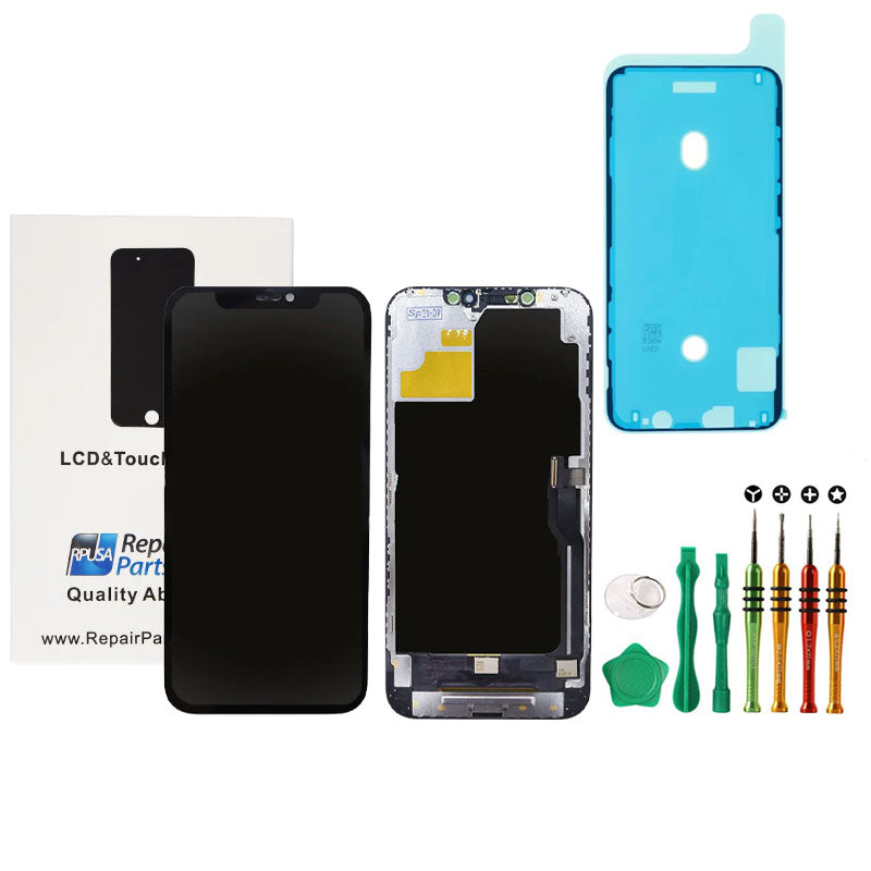 Apple :: Shop By Part :: Screen Repair Kits :: iPhone XS MAX Black Grade A Glass  Screen Replacement Repair Kit + Basic Toolkit