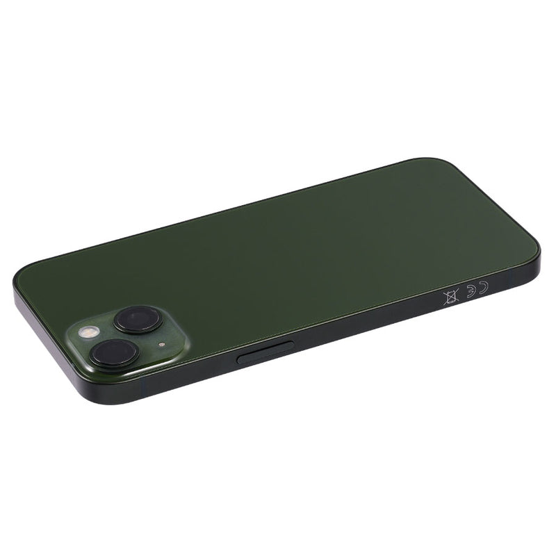 iPhone 13 Rear Back Housing Replacement with Small Parts Pre-Installed - Green