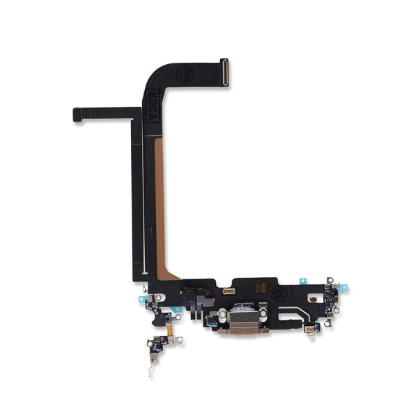 iPhone 13 Pro Max Charging Port Connector Flex Cable - Gold