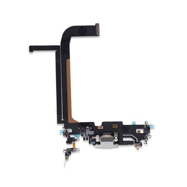 iPhone 13 Pro Max Charging Port Connector Flex Cable - Silver