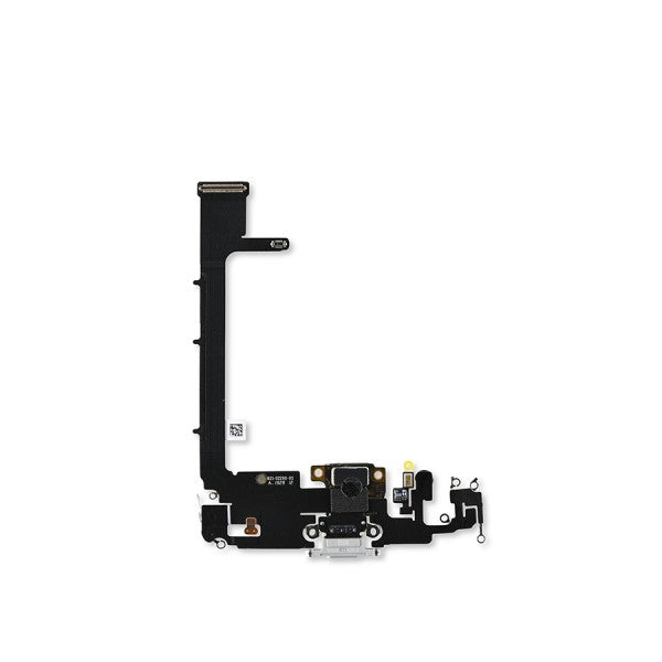 iPhone 11 Pro Max Charging Port Connector Flex Cable - Silver