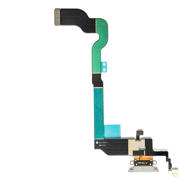 iPhone X Charging Dock Port Flex Cable - Silver