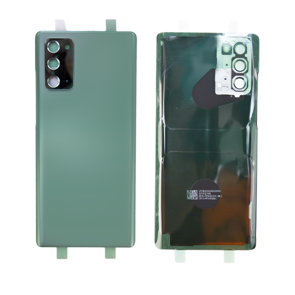 Samsung Galaxy Note 20 5G Glass Back Cover with Camera Lens Cover and Adhesive(Mystic Green)