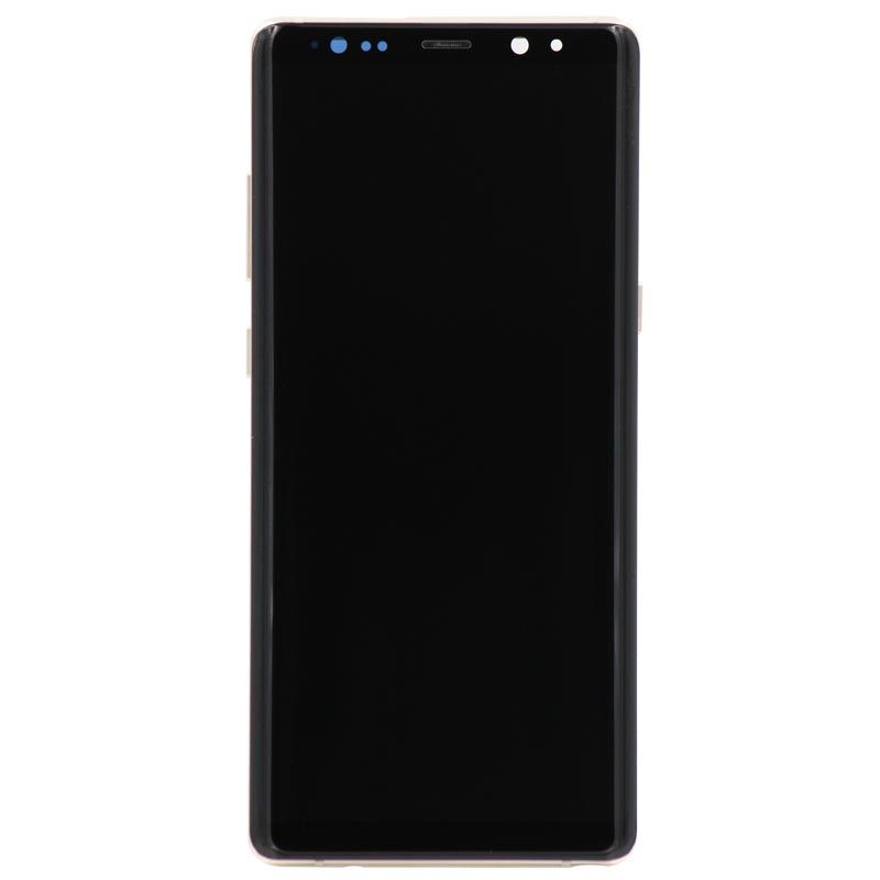 Samsung Galaxy Note 8 Glass Screen LCD Assembly Replacement with Frame - Gold