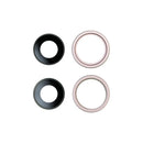 iPhone 15 / 15 Plus Rear Back Camera Lens w/ Bracket and Bezel - Purple