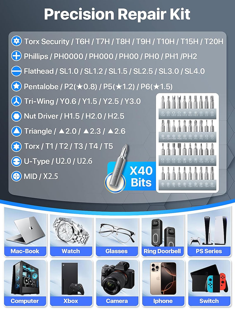 52 in 1 Precision Screwdriver Set