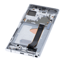 Samsung Galaxy Note 20 Ultra 5G Premium Glass Screen OLED Assembly Replacement w/Frame (Mystic White)