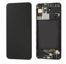 Samsung Galaxy A30S (A307/2019) LCD and Digitizer Glass Screen Replacement (W/ FRAME) (Black)
