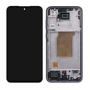 Samsung Galaxy A35 5G (A356U / 2024) OLED LCD and Digitizer Glass Screen Replacement (W/ FRAME) (Black)