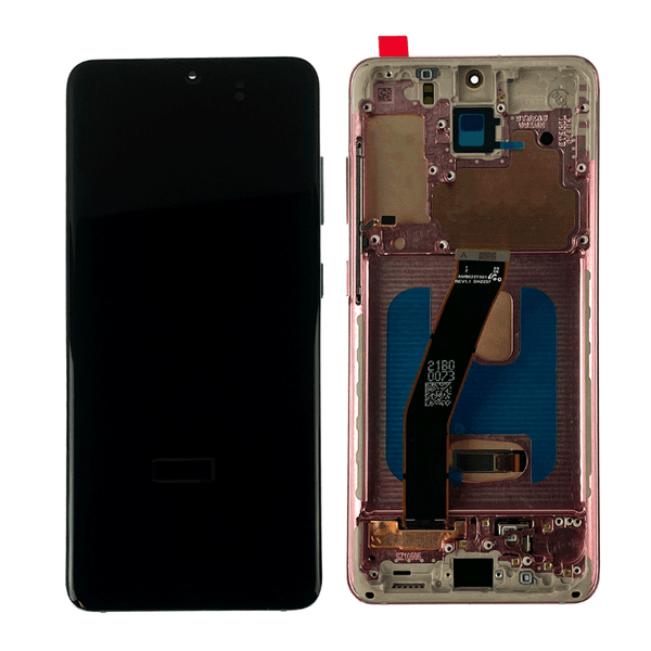 Samsung Galaxy S20 Premium Glass Screen OLED Assembly w/ Frame (Cloud Pink)