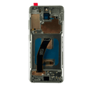 Samsung Galaxy S20 Premium Glass Screen OLED Assembly w/ Frame (Cloud White)