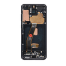 Samsung Galaxy S20 Premium Glass Screen OLED Assembly w/ Frame (Cosmic Black)