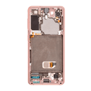 Samsung Galaxy S21 Premium Glass Screen OLED Assembly w/ Frame (Phantom Pink)