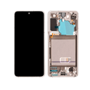 Samsung Galaxy S21 Premium Glass Screen OLED Assembly w/ Frame (Phantom White)