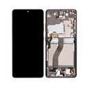 Samsung Galaxy S21 Ultra Premium Glass Screen OLED Assembly w/ Frame (Phantom Black)