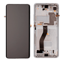 Samsung Galaxy S21 Ultra Premium Glass Screen OLED Assembly w/ Frame (Phantom Silver)