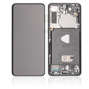 Samsung Galaxy S21 Plus Premium Glass Screen OLED Assembly w/ Frame (Phantom Black)