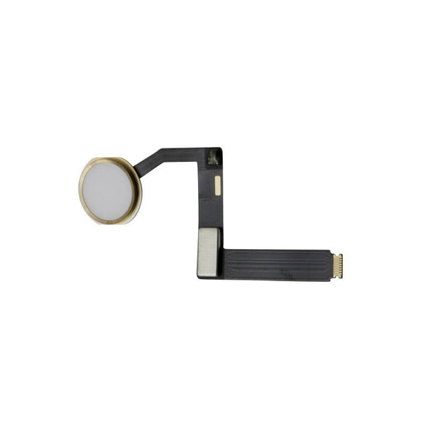 iPad Pro 9.7" Home Button With Fingerprint Scanner Flex Cable - Gold