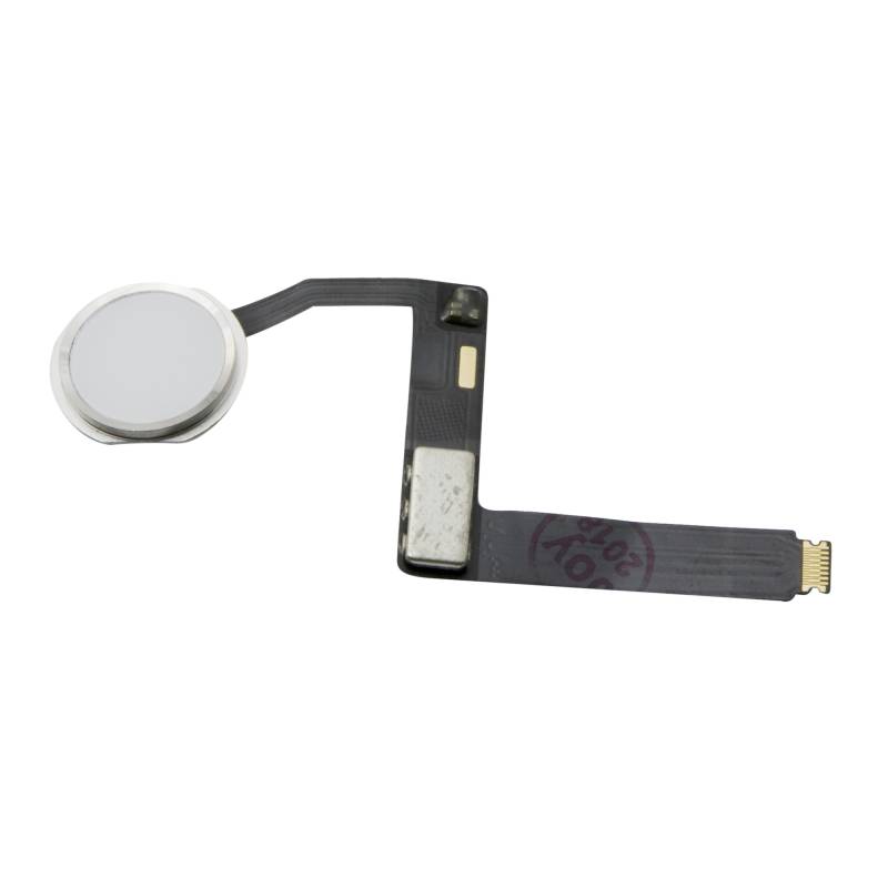 iPad Pro 9.7" Home Button With Fingerprint Scanner Flex Cable - Silver