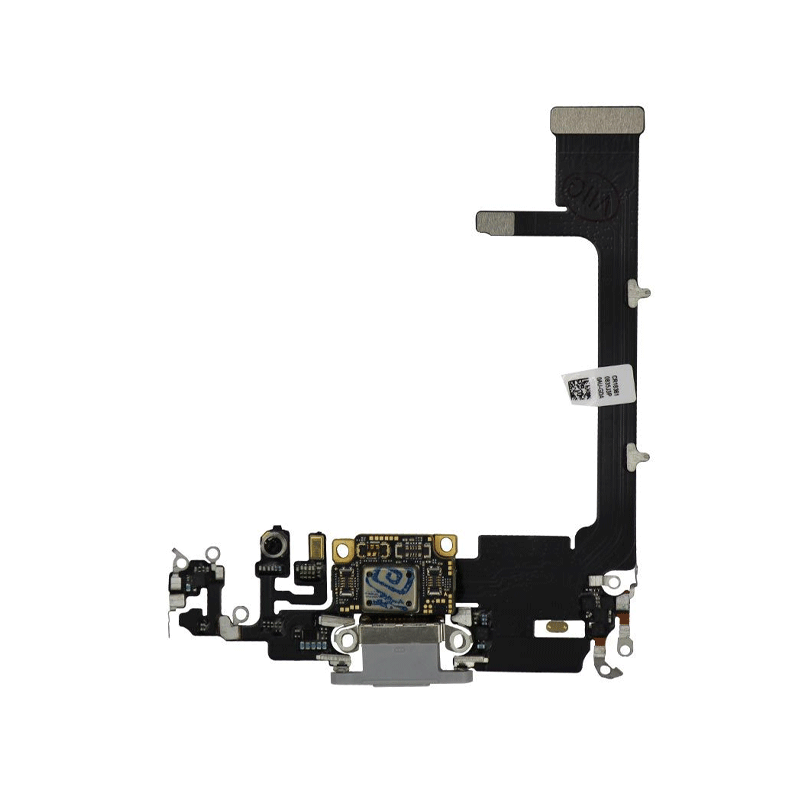 iPhone 11 Pro Charging Port Connector Flex Cable - Silver