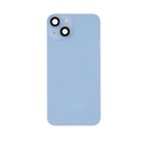 iPhone 14 Back Glass Battery Cover Glass w/ Magsafe Magnet / Camera Lens / Camera Bezel / Metal Plate (Blue)