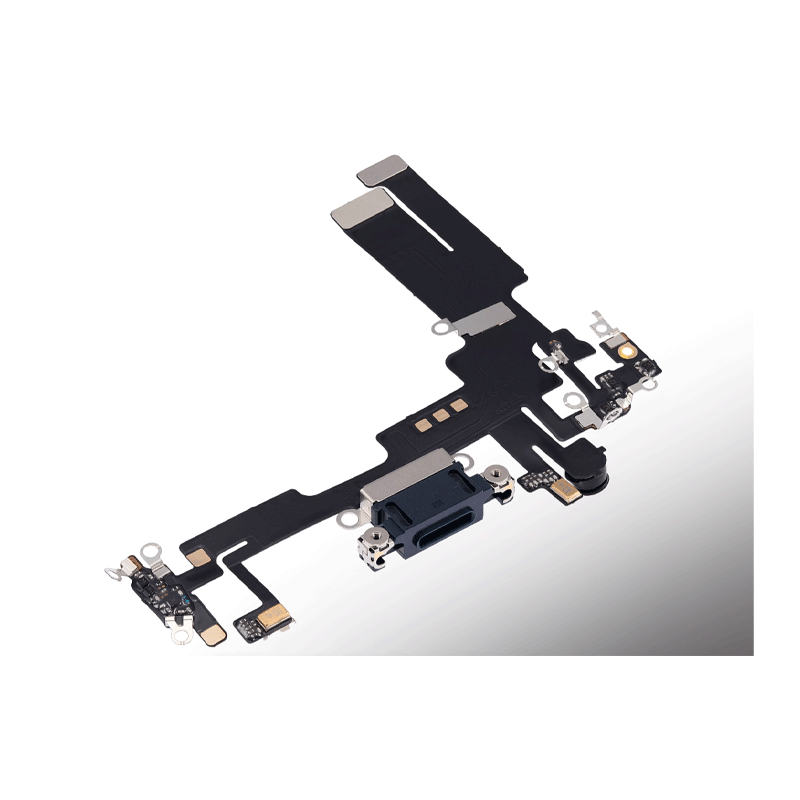 iPhone 14 Charging Port Connector Flex Cable - Midnight