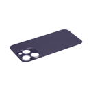 iPhone 14 Pro Back Glass Battery Cover Glass w/ adhesive (Large Camera Hole) (Deep Purple)
