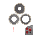 iPhone 14 Pro / 14 Pro Max Rear Back Camera Lens w/ Bracket and Bezel - Gold