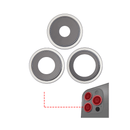 iPhone 14 Pro / 14 Pro Max Rear Back Camera Lens w/ Bracket and Bezel - Silver