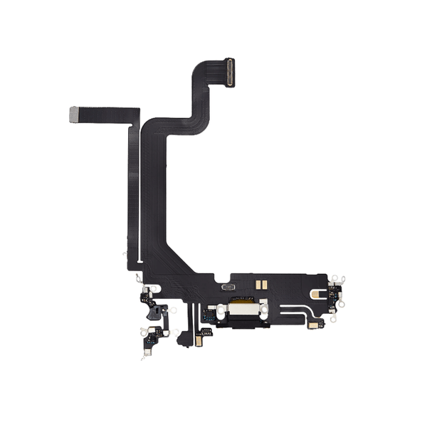 iPhone 14 Pro Max Charging Port Connector Flex Cable - Space Black