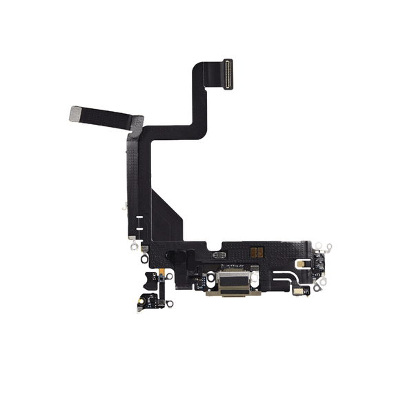 iPhone 14 Pro Charging Port Connector Flex Cable - Gold