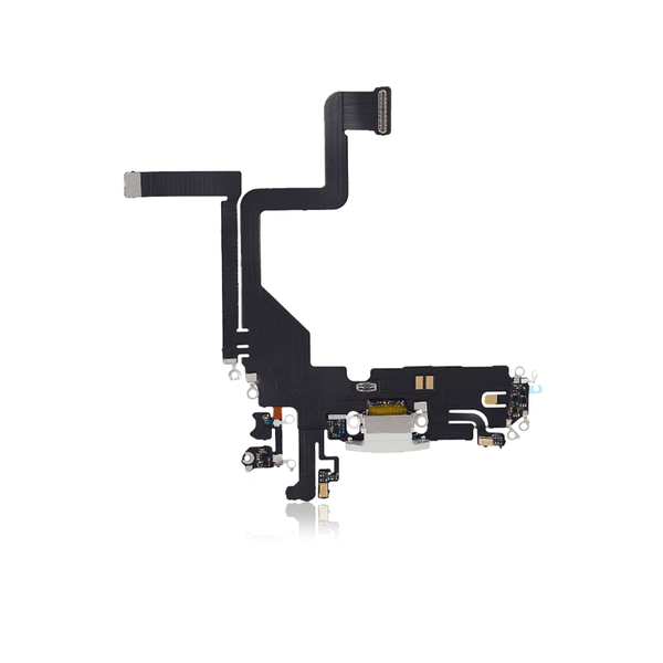 iPhone 14 Pro Charging Port Connector Flex Cable - Silver
