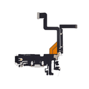 iPhone 14 Pro Charging Port Connector Flex Cable - Silver