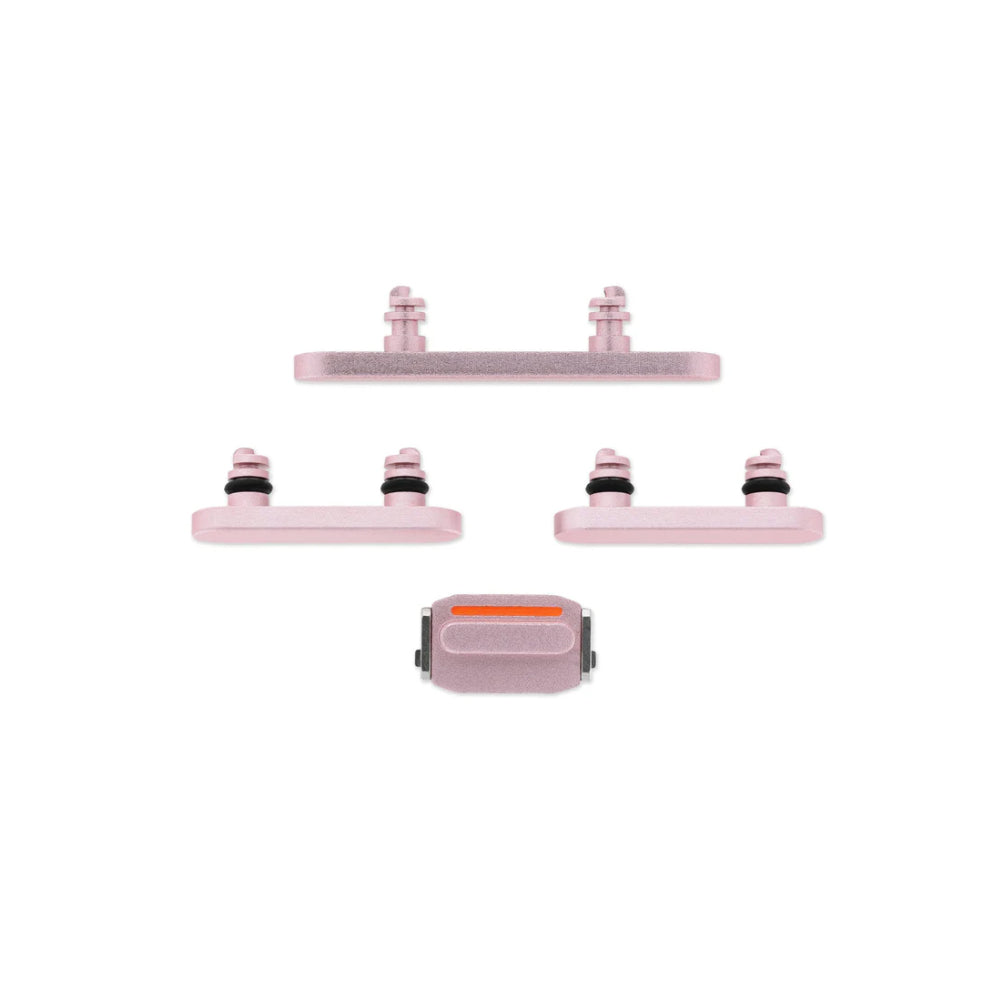 iPhone 15 / 15 Plus Hard Buttons (Power / Volume / Vibrate) - Pink iPhone 15 / 15 Plus Hard Buttons (Power / Volume / Vibrate) - Pink